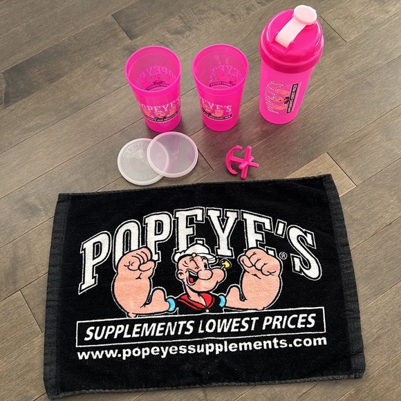 Popeye’s Supplements Other Popeyes Supplements Protein Shaker Cups